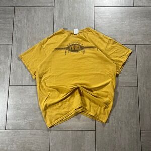 Delta Pro Weight Sedona Arizona Southwest Graphic Tee Mustard Yellow XL 23x27.5